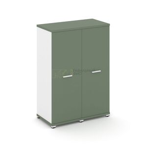 Шкаф две узкие секции, 3 ниши