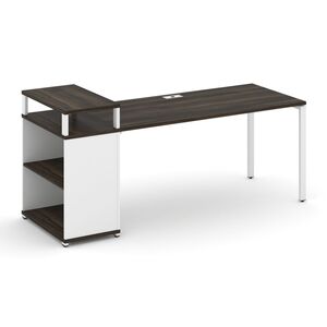 Стол рабочий с опорным стеллажом с верхним горизонтом