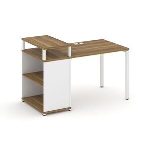 Стол рабочий с опорным стеллажом с верхним горизонтом
