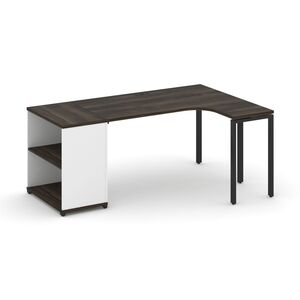 Стол эргономичный с опорным стеллажом правый