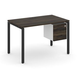 Стол рабочий с подвесной тумбой с двумя ящиками