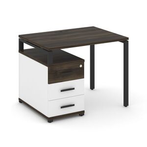 Стол письменный с одной опорной тумбой