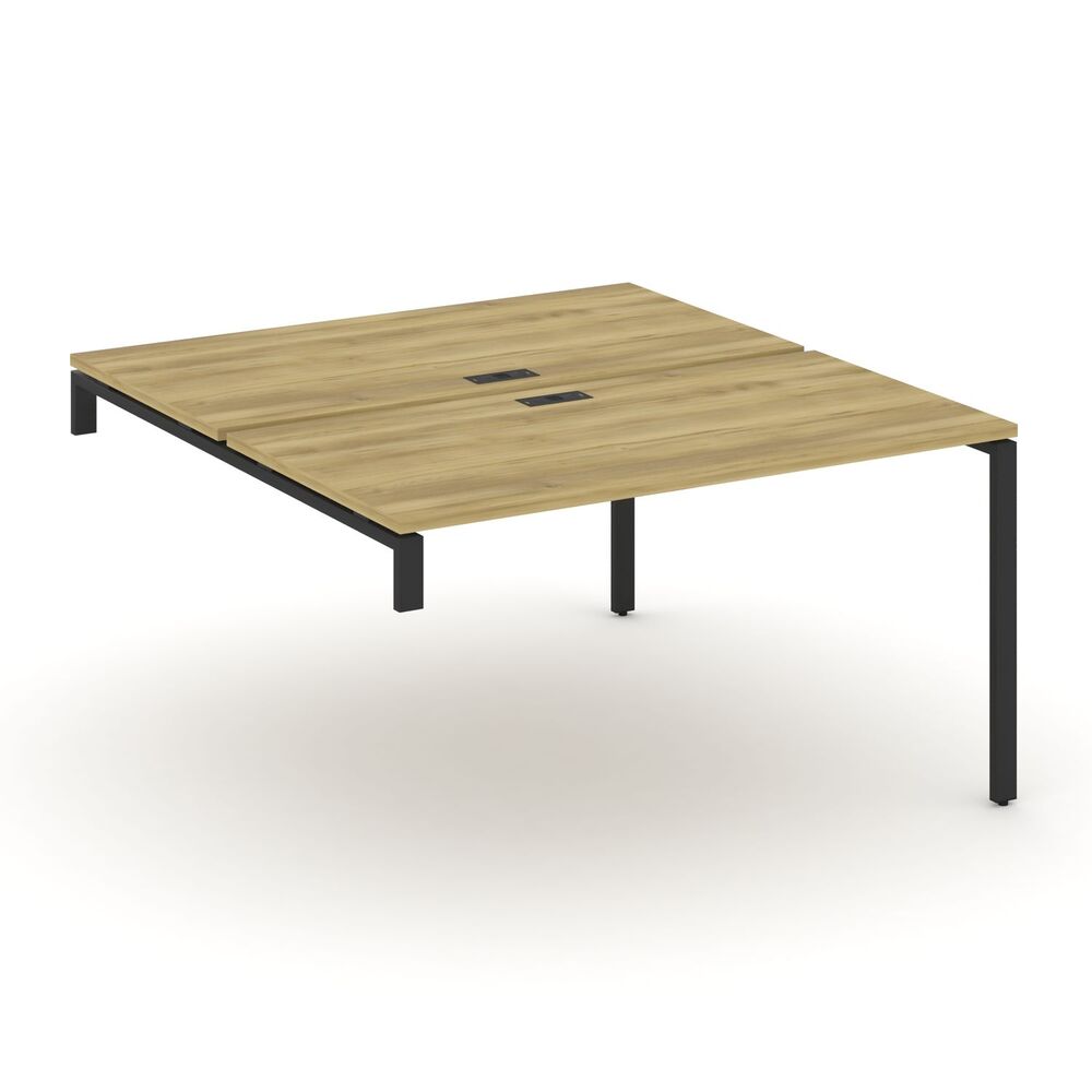 Двойной стол надставка на опорную тумбу