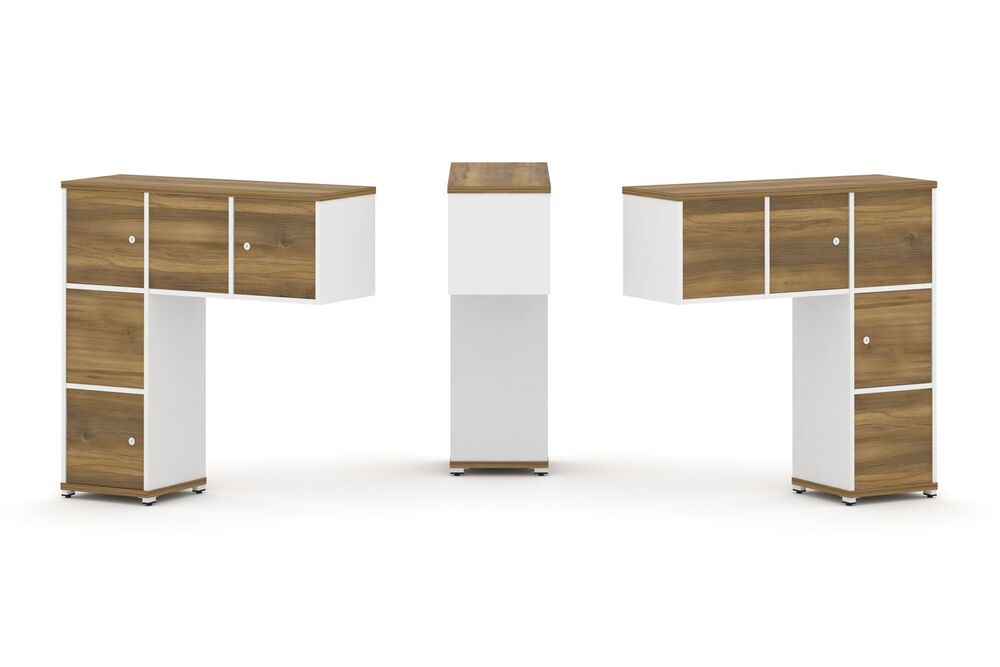 Надставка низкая + (Задняя стенка - 5 шт) + (Распашной фасад - 5 шт)