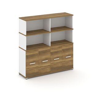 Шкаф распашной опорный/приставной с надставкой высокой