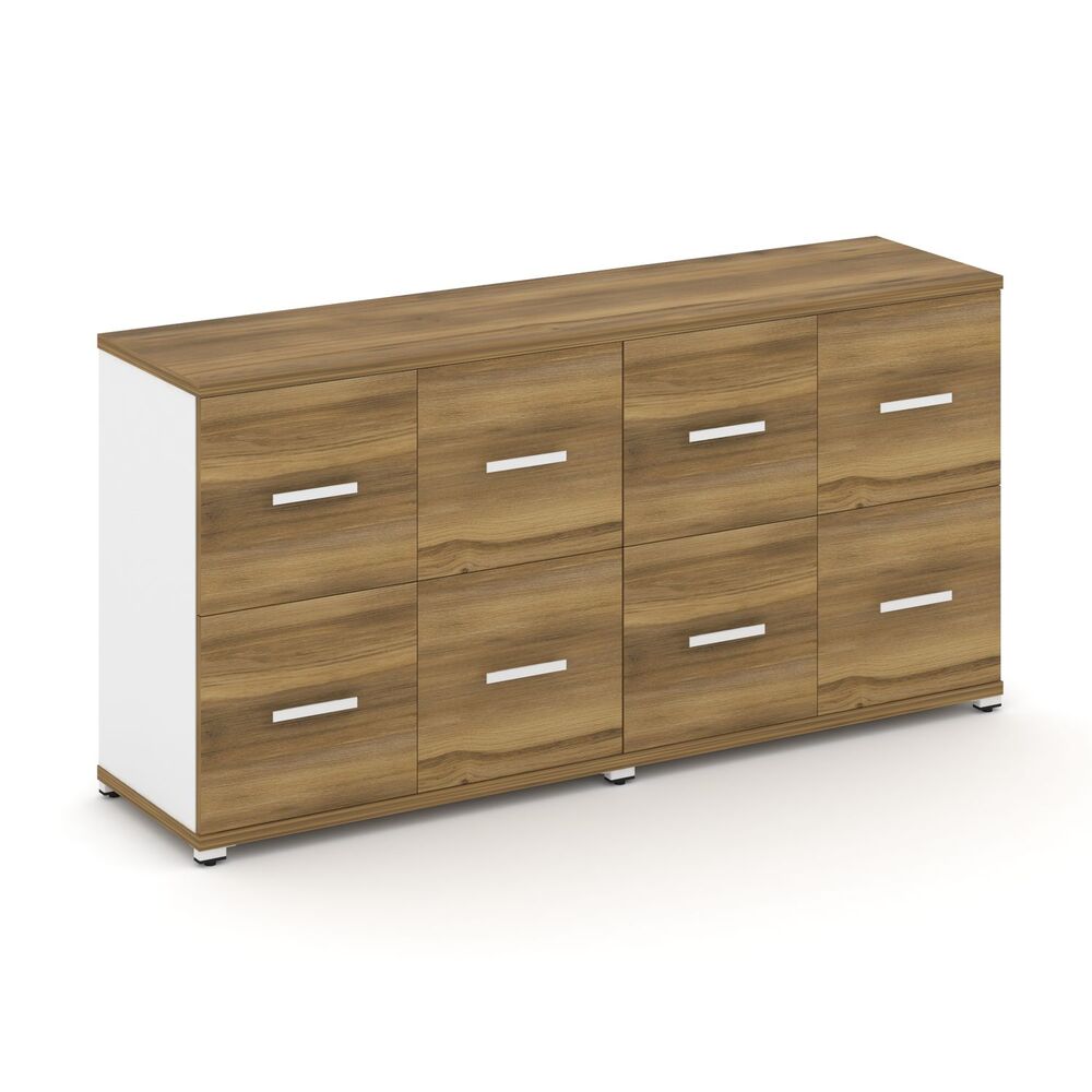 Шкаф две широкие секции, 2 ниши