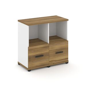 Шкаф две узкие секции, 2 ниши