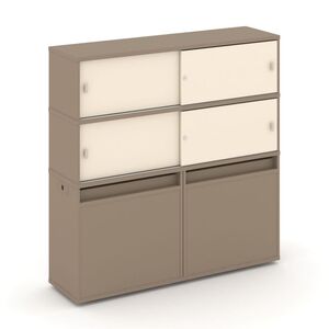 Набор №8. Тумба двойная+высокая надставка