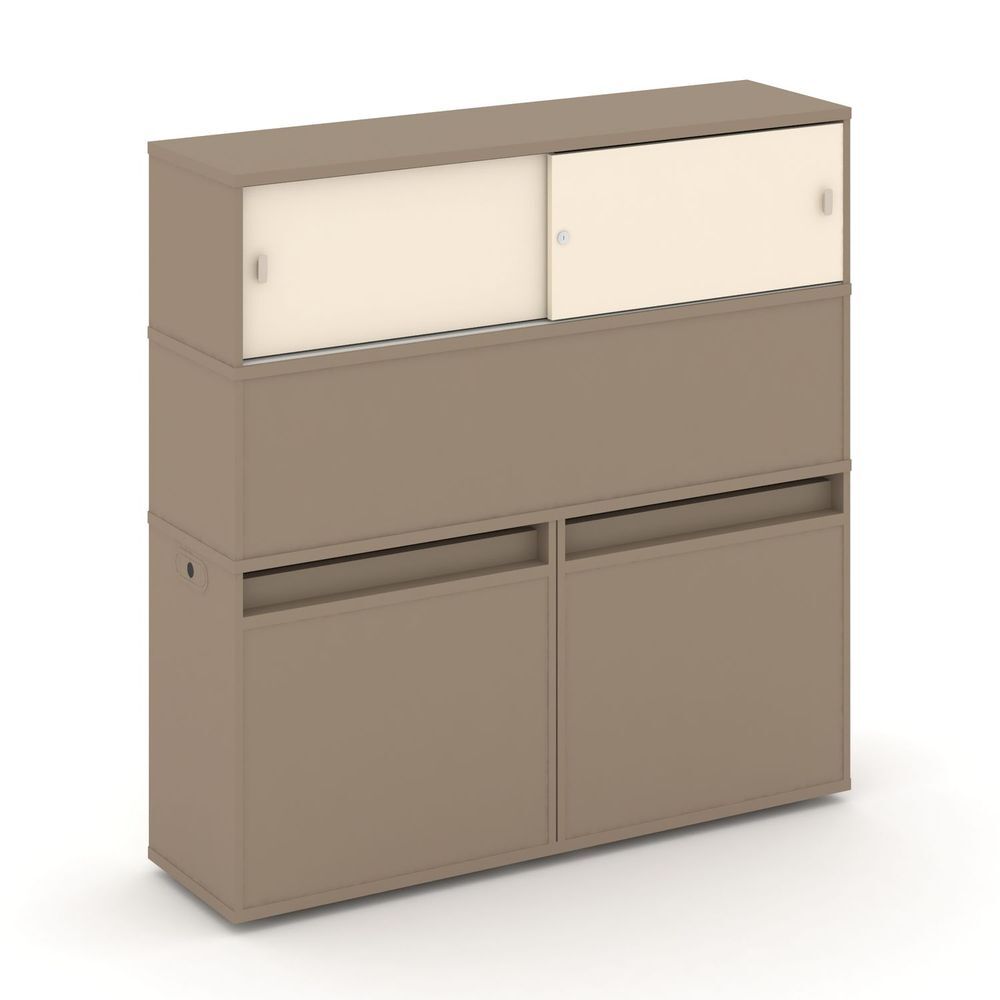 Набор №9. Тумба двойная+высокая надставка