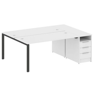 Рабочая станция с опорной тумбой