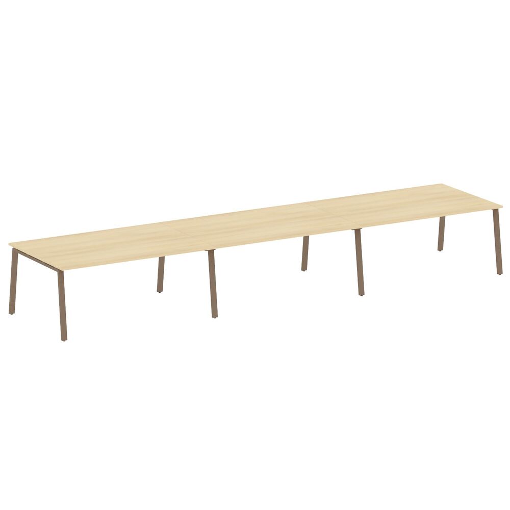 Переговорный стол (3 столешницы) на А-образном м/к