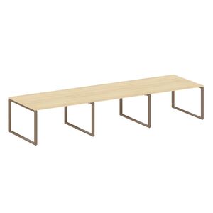 Переговорный стол (3 столешницы) на О-образном м/к