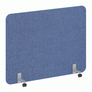 Перегородка на металлических опорах, на роликах