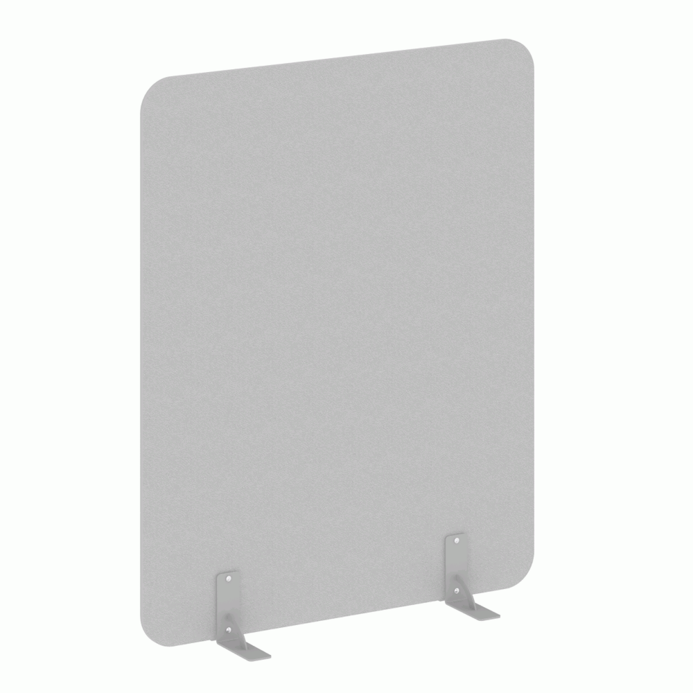 Перегородки на металлических опорах на фетровых подпятниках