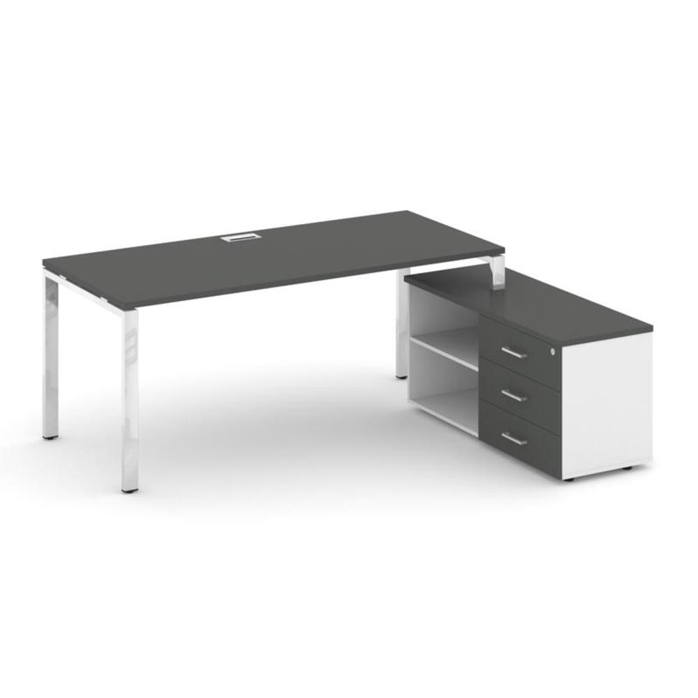 Style Project Direct Lux Стол письменный с греденцией правой