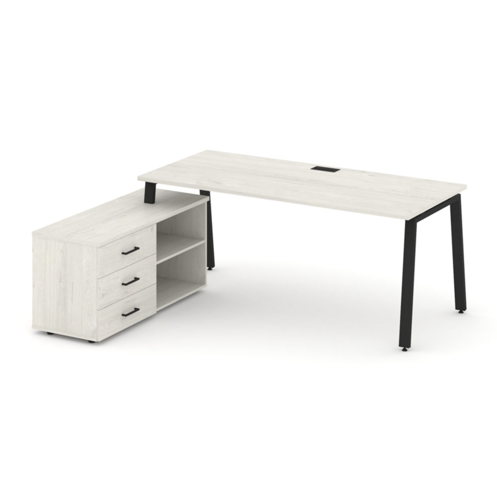 Style Project Direct Стол письменный с греденцией левой