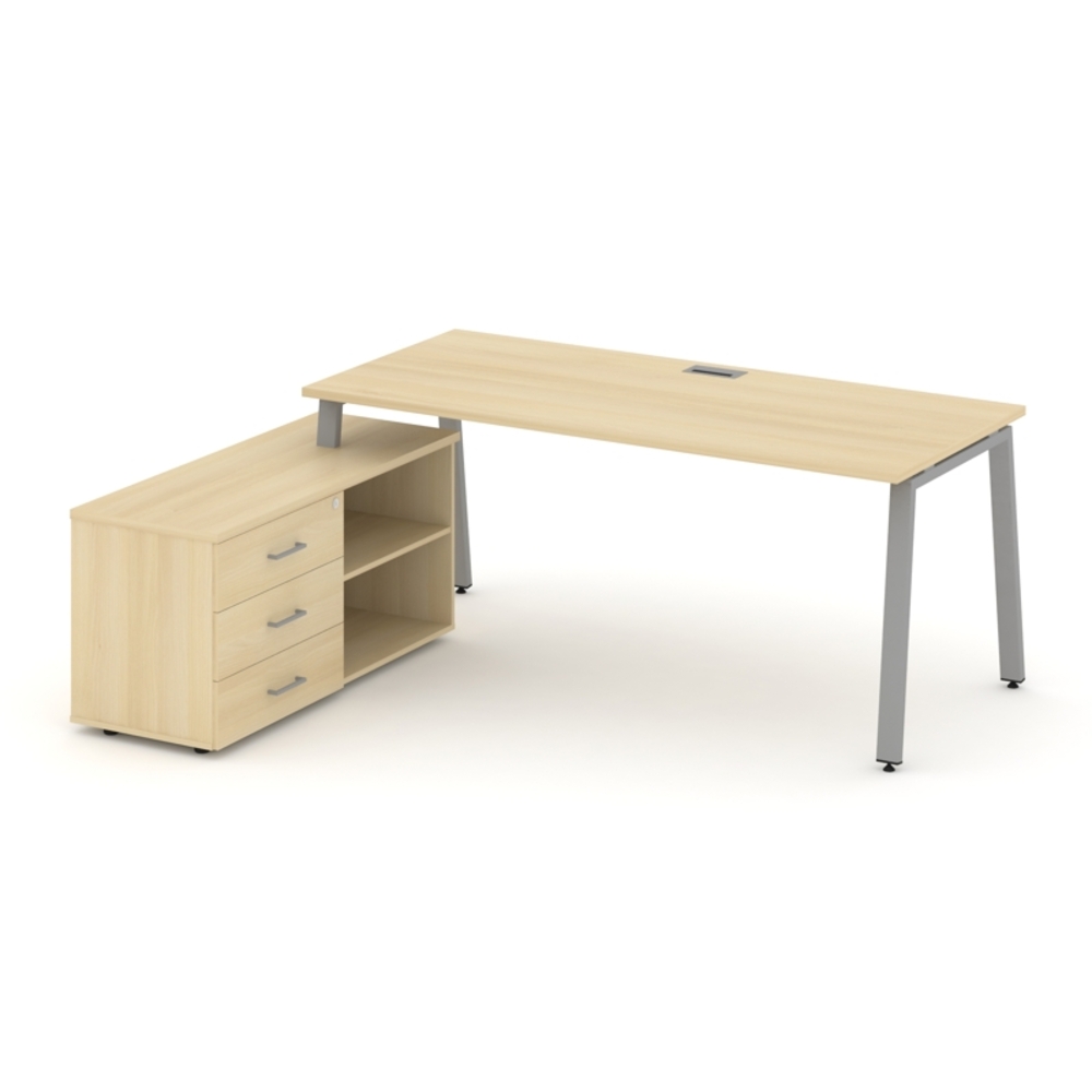 Style Project Direct Стол письменный с греденцией левой