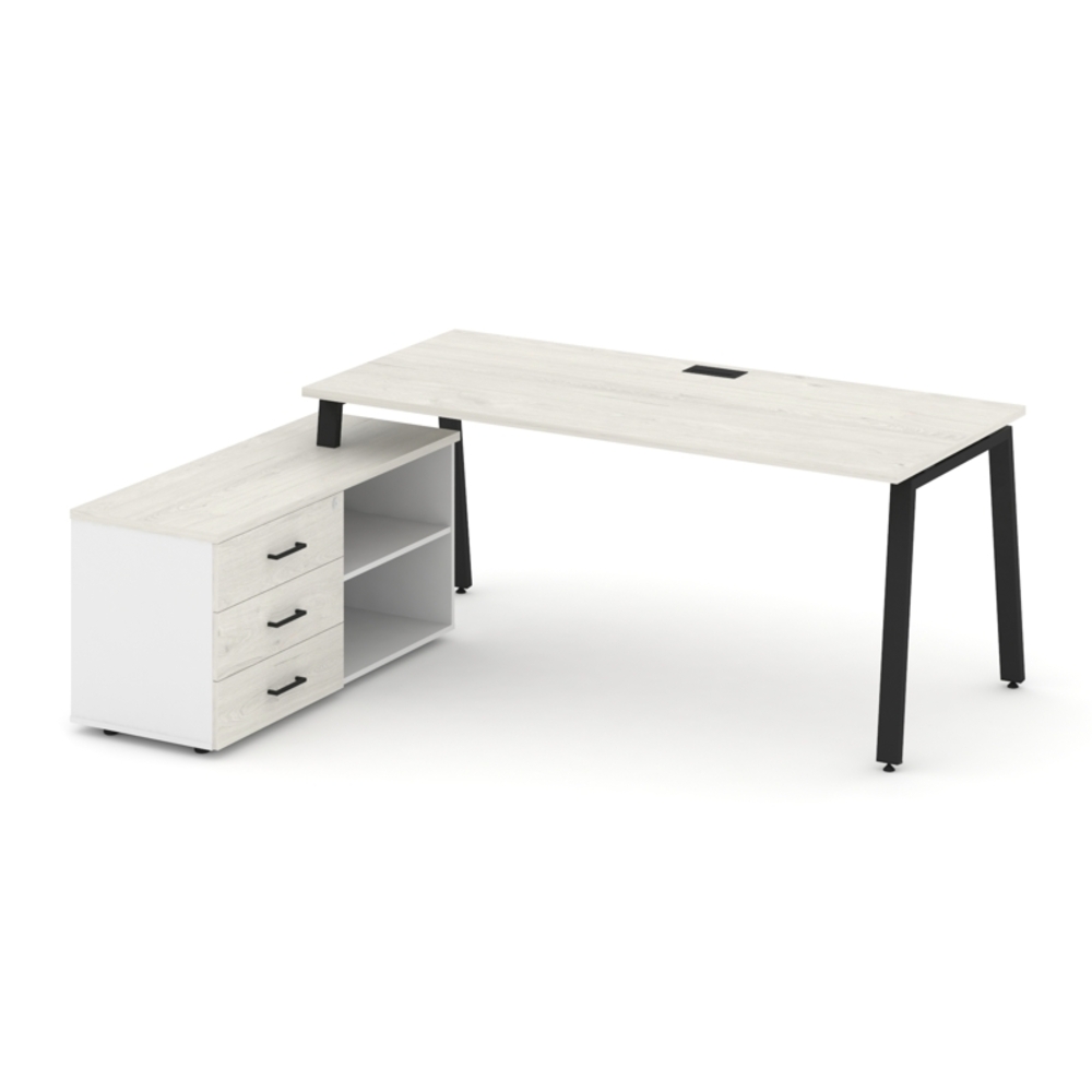 Style Project Direct Стол письменный с греденцией левой