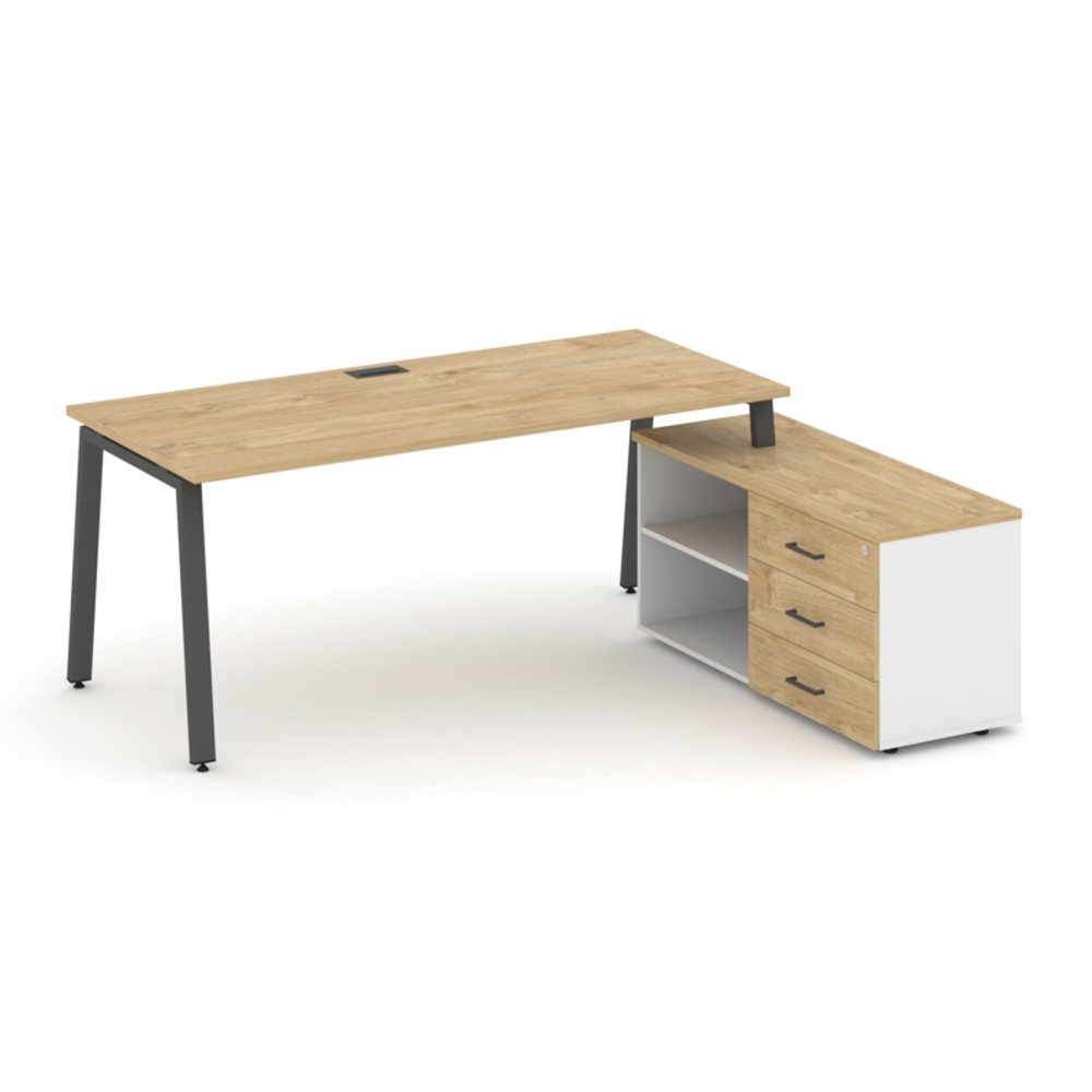 Style Project Direct Стол письменный с греденцией правой