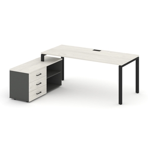 Style Project Direct Стол письменный с греденцией левой