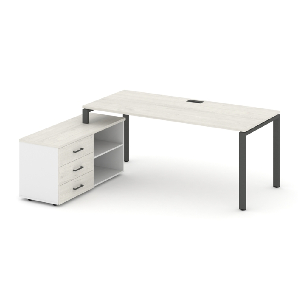 Style Project Direct Стол письменный с греденцией левой