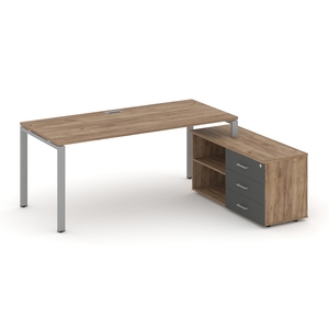 Style Project Direct Стол письменный с греденцией правой