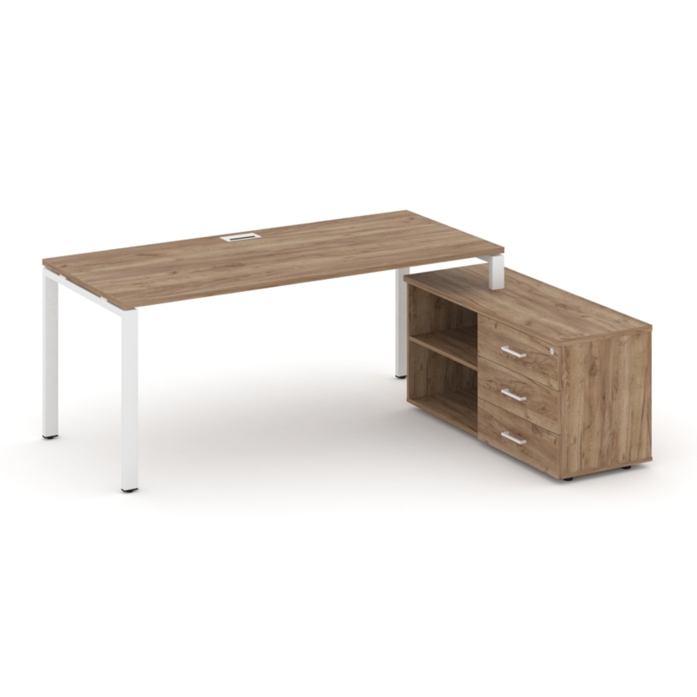 Style Project Direct Стол письменный с греденцией правой