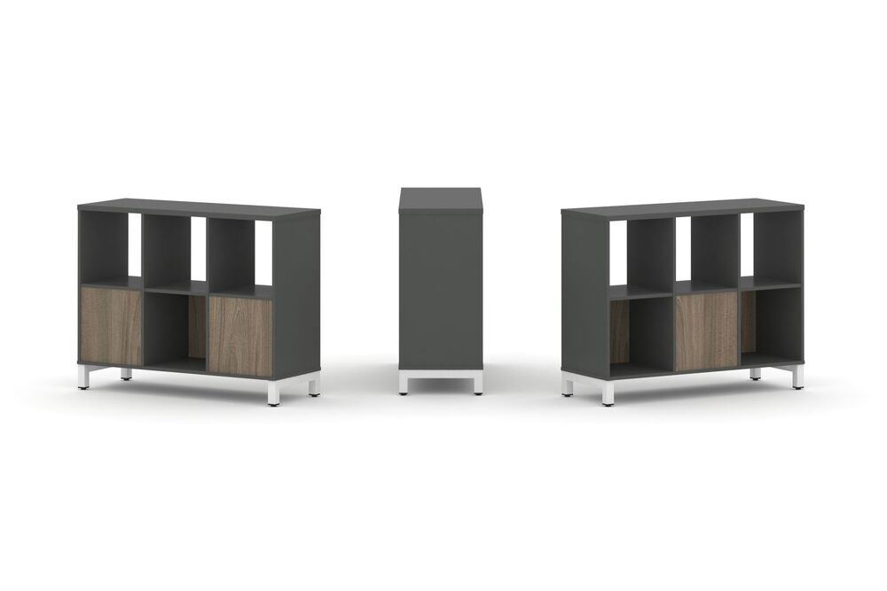 Набор стеллажа двухстороннего, 2 яруса