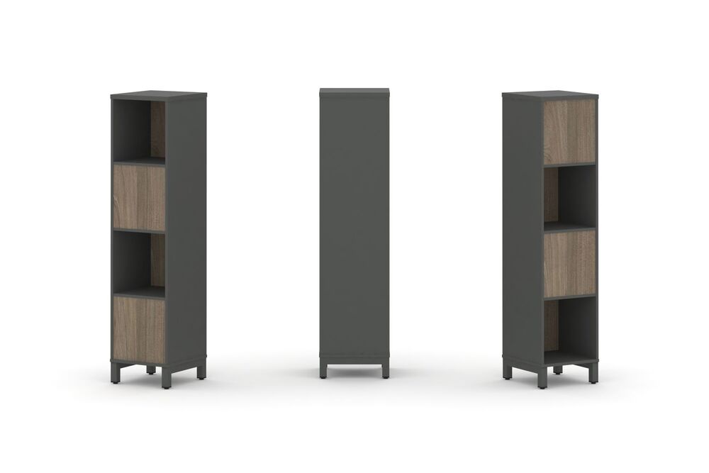 Набор стеллажа двухстороннего, 4 яруса