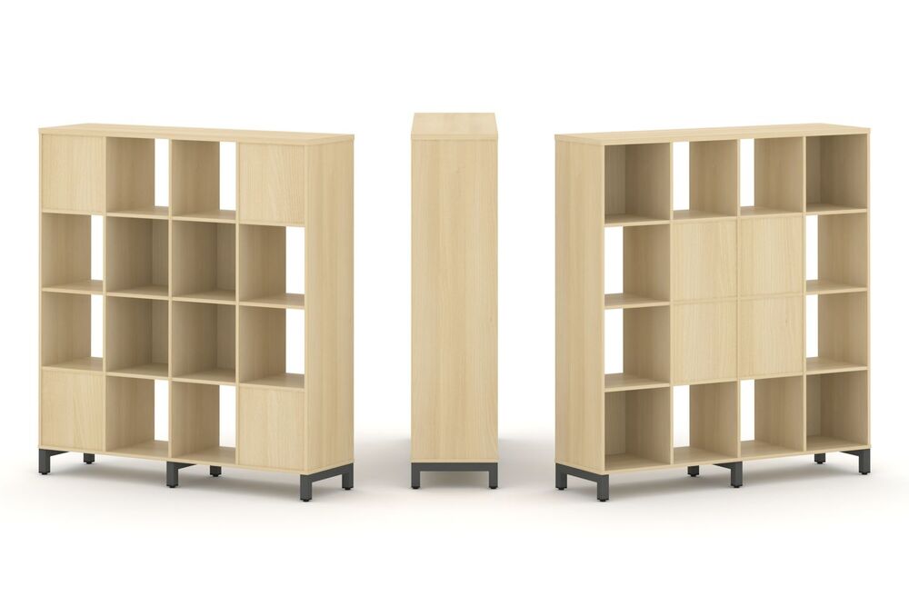 Набор стеллажа двухстороннего, 4 яруса