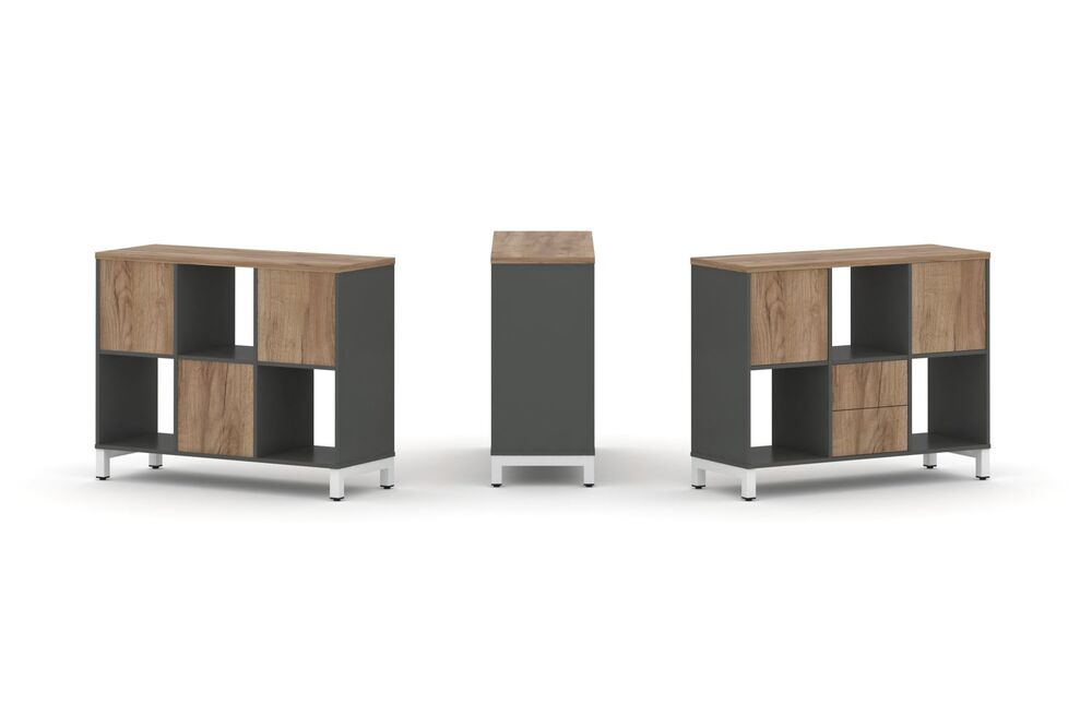 Набор стеллажа одностороннего, 2 яруса