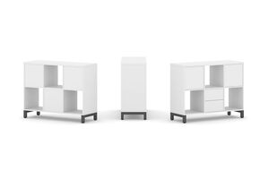 Набор стеллажа одностороннего, 2 яруса