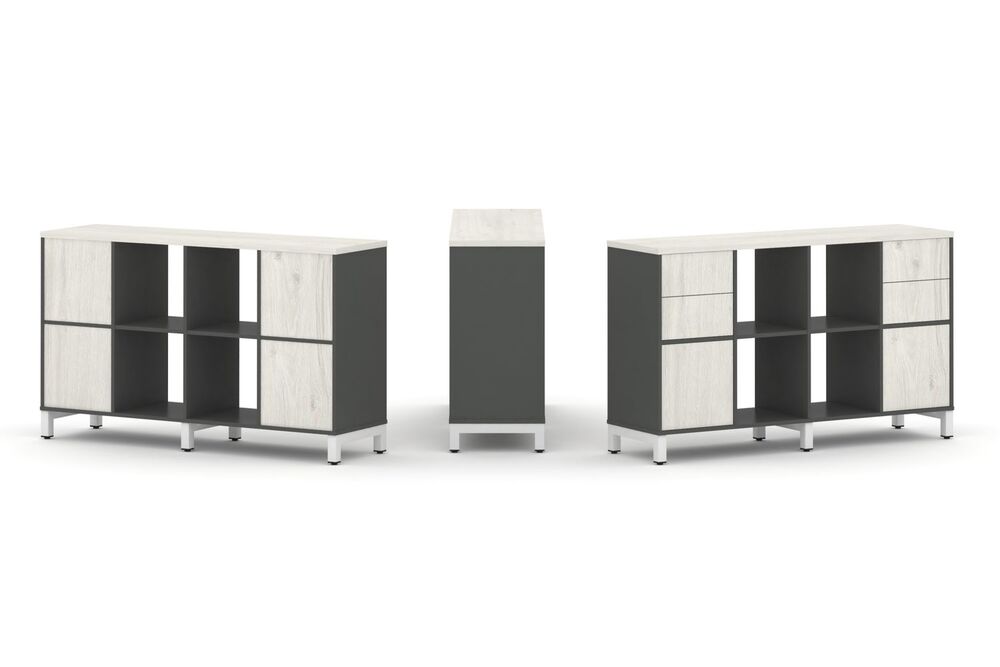 Набор стеллажа одностороннего, 2 яруса