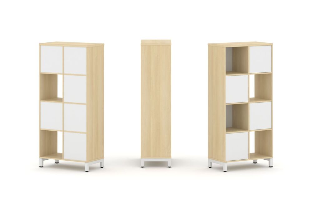 Набор стеллажа одностороннего, 4 яруса