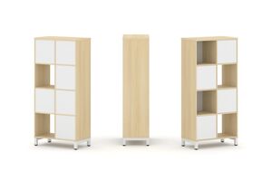 Набор стеллажа одностороннего, 4 яруса