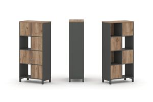 Набор стеллажа одностороннего, 4 яруса