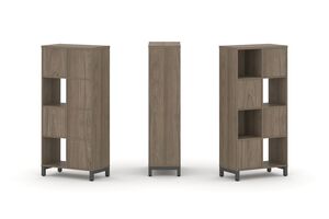 Набор стеллажа одностороннего, 4 яруса