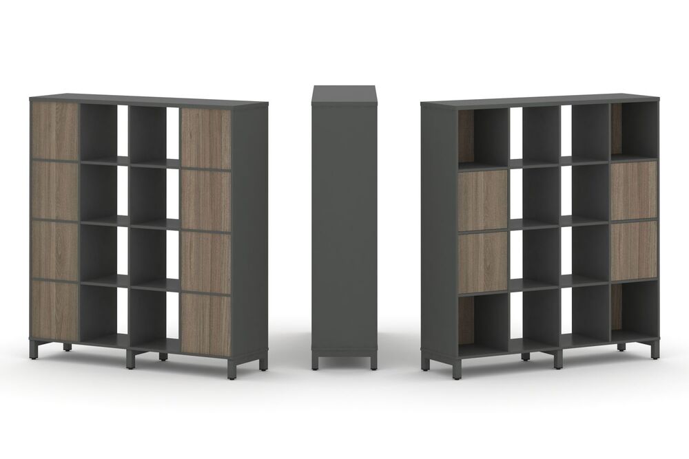 Набор стеллажа одностороннего, 4 яруса