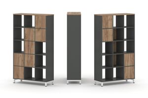 Набор стеллажа одностороннего, 5 ярусов