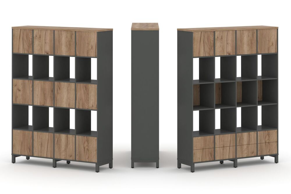 Набор стеллажа одностороннего, 5 ярусов