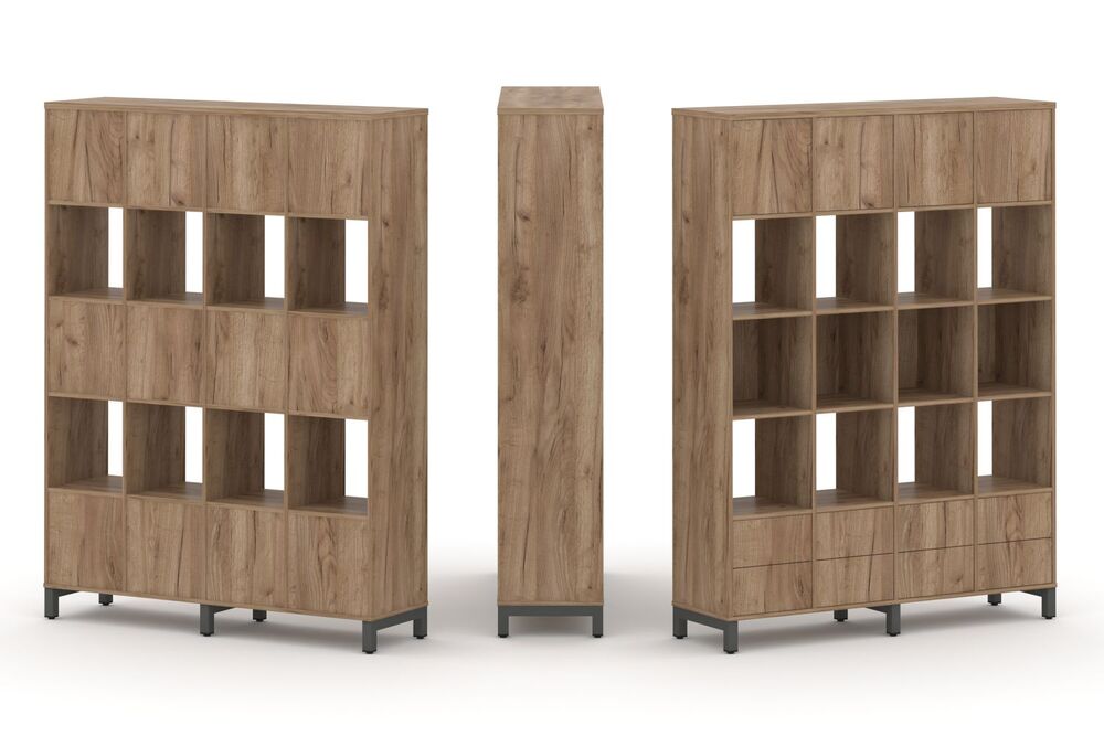 Набор стеллажа одностороннего, 5 ярусов