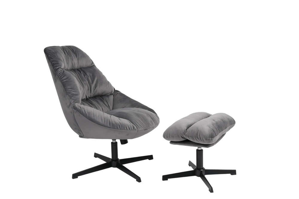 Кресло с оттоманкой