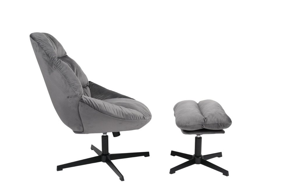 Кресло с оттоманкой