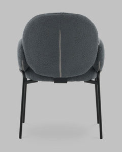 Стул с подлокотниками букле