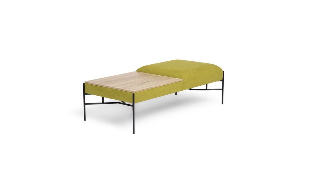 Пуф 2-х местный со столиком