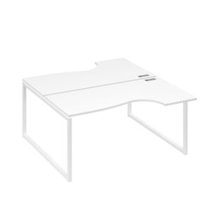 Рабочая станция (2х160) столы Классика опоры QUATTRO