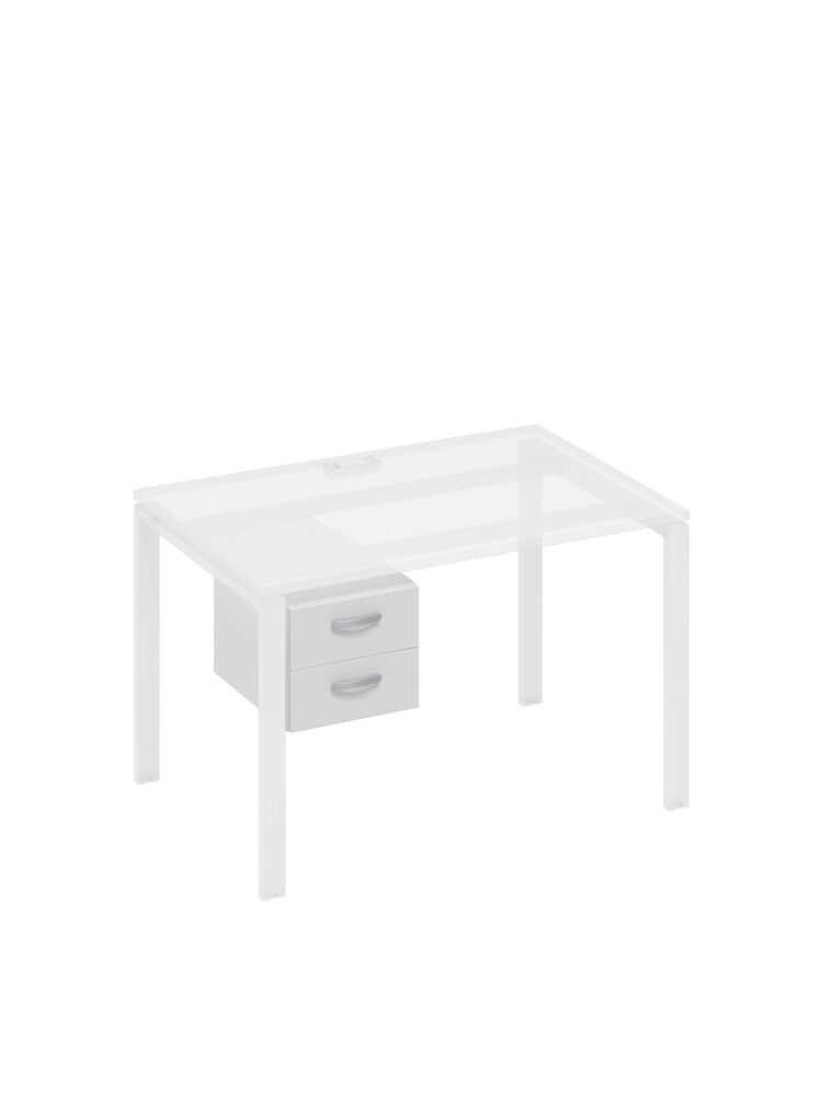 Тумба подвесная 2-ящичная (для стола 80)