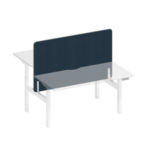 Экран настольный фронтальный тканевый с кабель-каналом