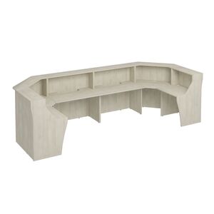 Стойка ресепшен П-образная с вырезом